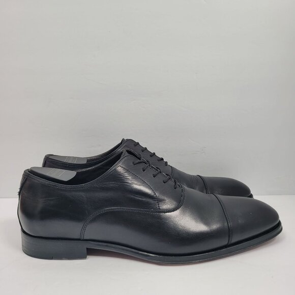 To Boot New York Adam Derrick Men's Black Leather Oxford Shoes US Size 8.5